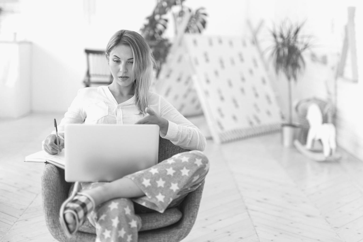 Financial analysis workspace with charts and data visualization tools